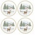 Кт/4 чинии 19см White Forest